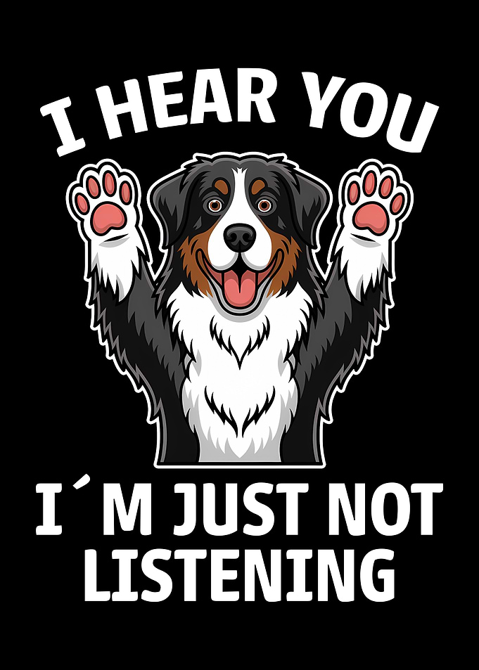 Bernese Mountain Dog Funny Quote