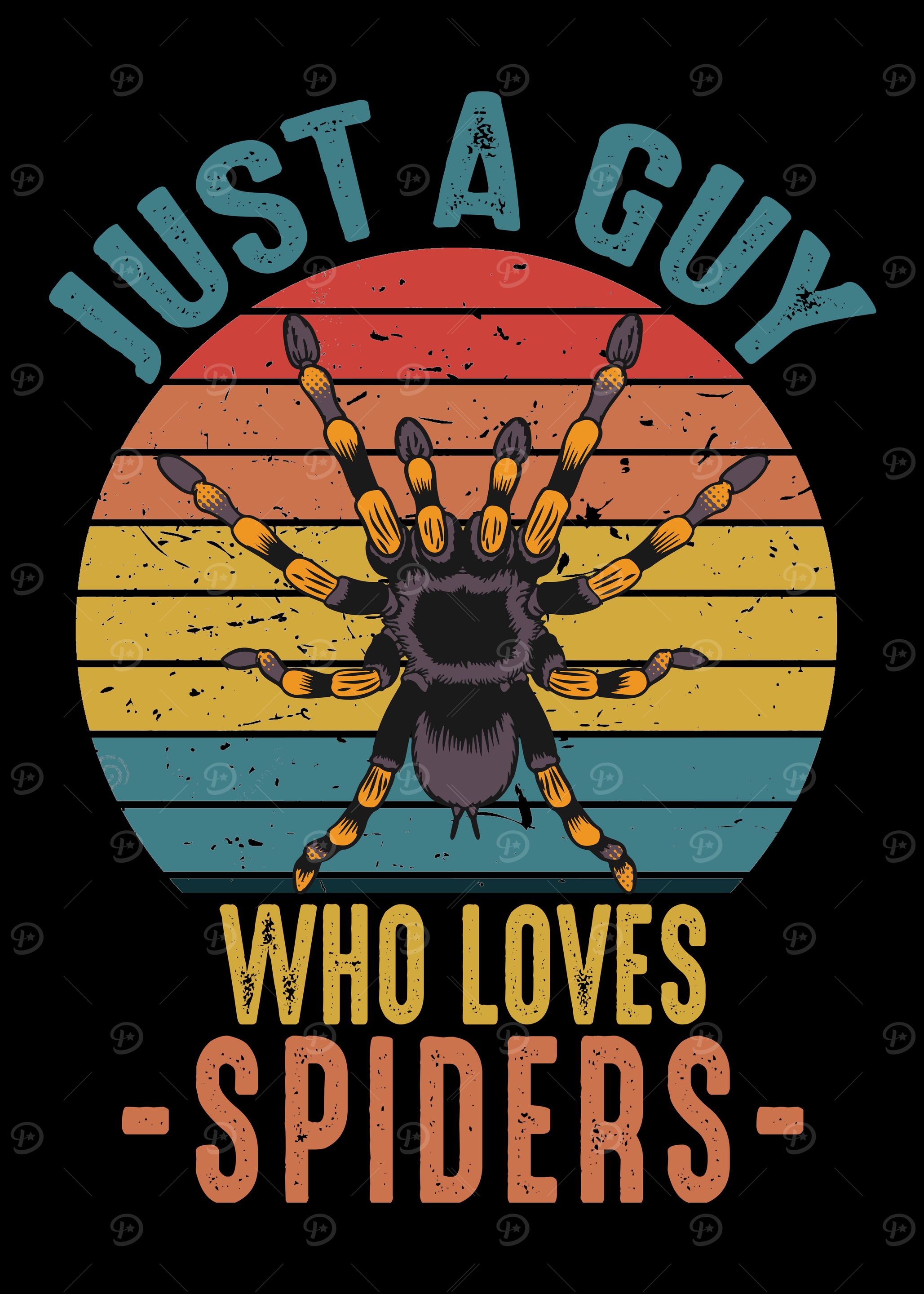 Spider Owner Retro Poster
