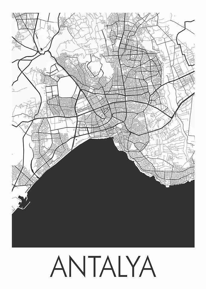 Antalya City Map