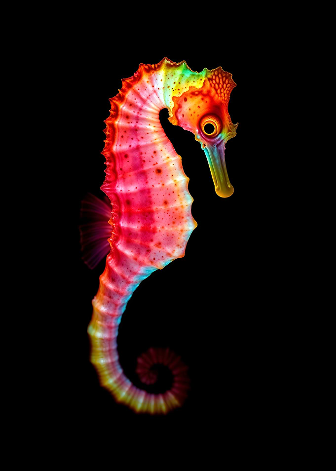 Rainbow Seahorse