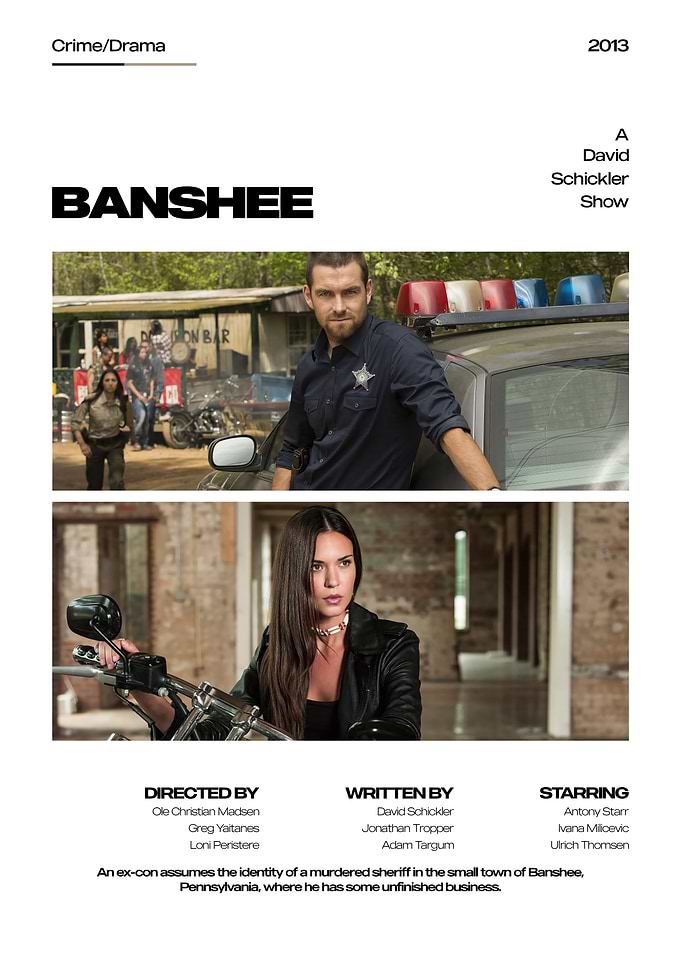 Banshee TV Show Poster