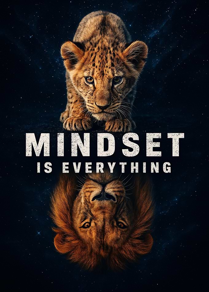 Lion Cub Mindset Poster