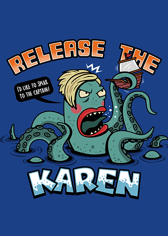 Release the Karen Funny Kraken Meme