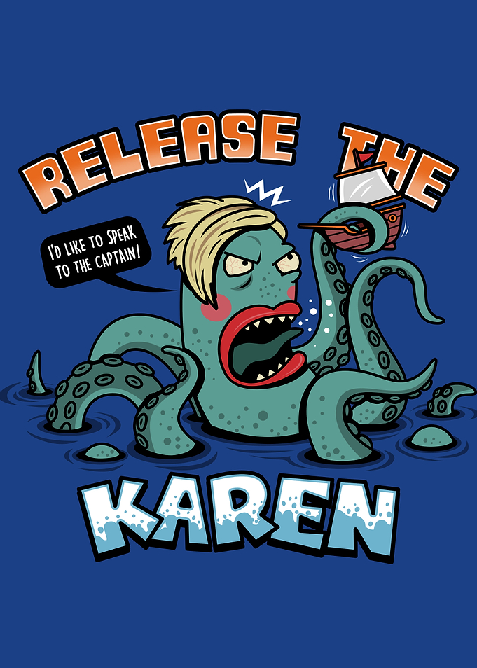 Release the Karen Funny Kraken Meme