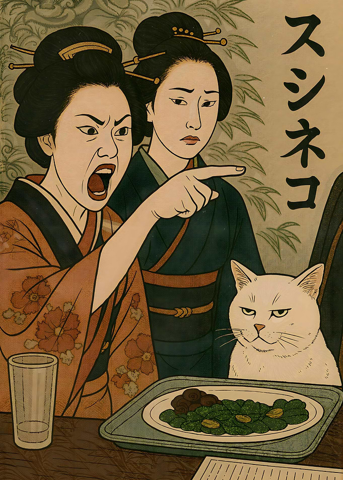 Japanese Cat Meme