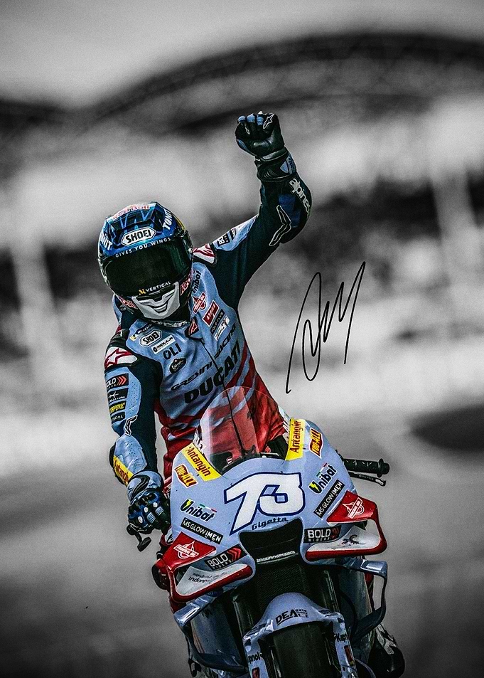 Alex Marquez Motorcycle Racer Victory