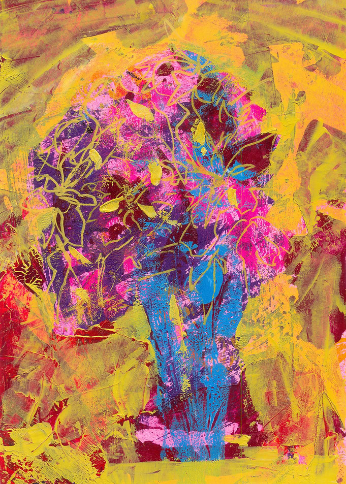 Abstract Floral Painting
