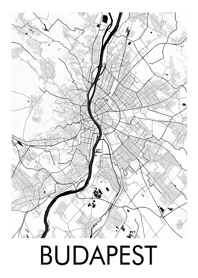 Budapest City Map