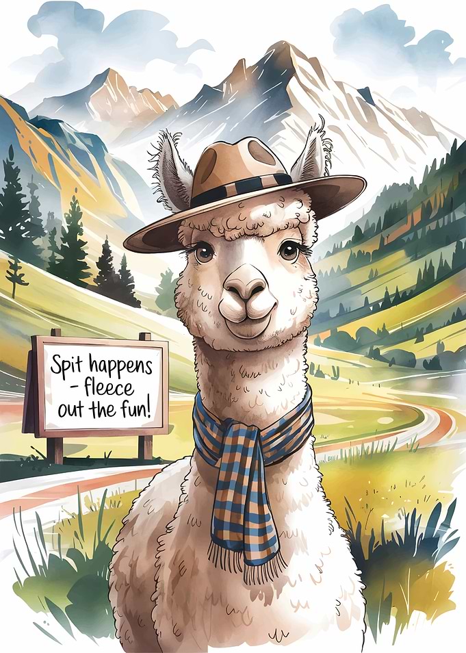 Alpaca in a Hat
