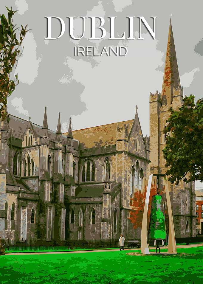 Vintage Dublin Poster