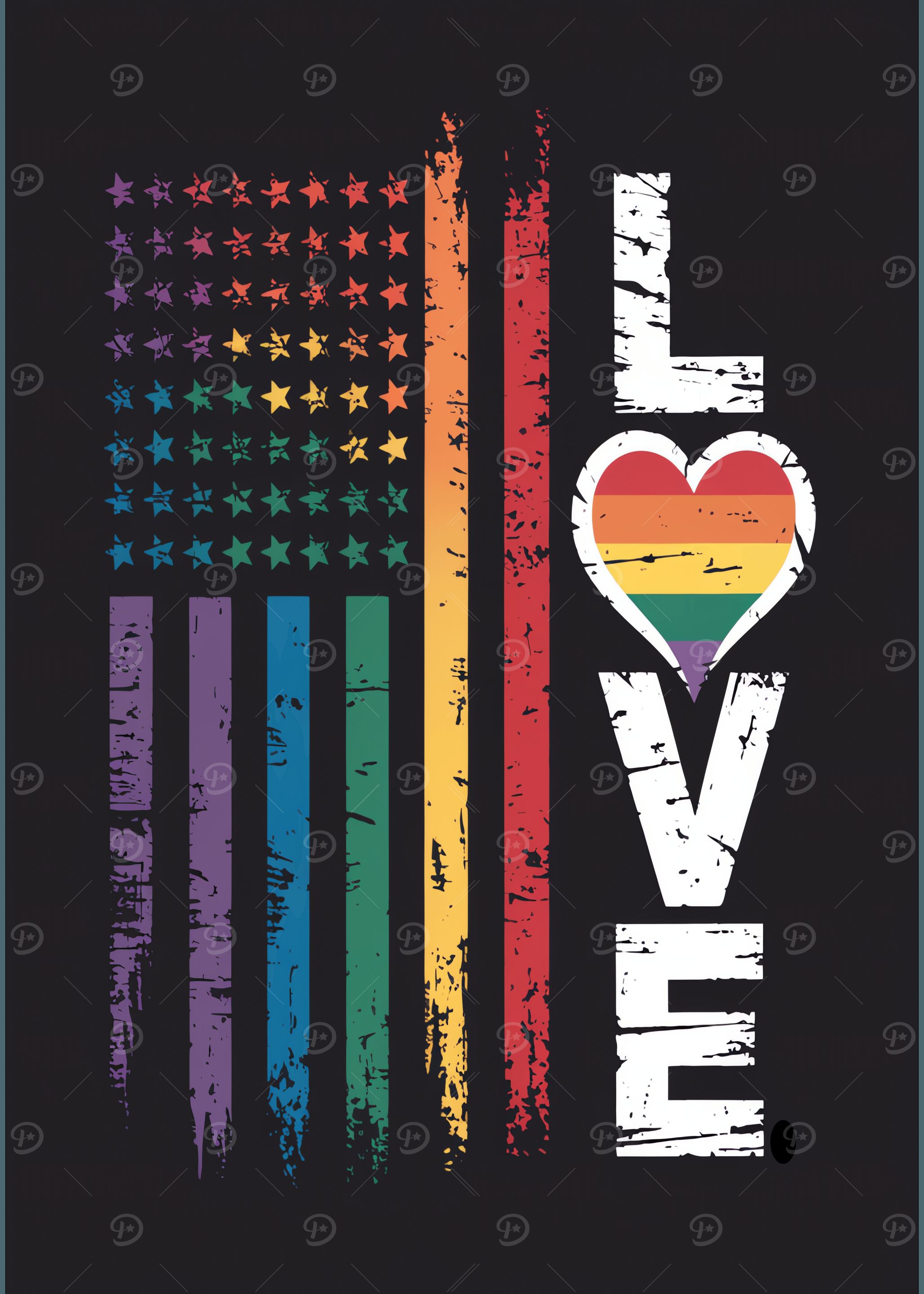 Pride Flag Love