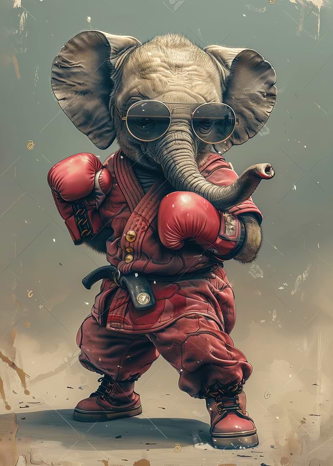 Boxing Elephant