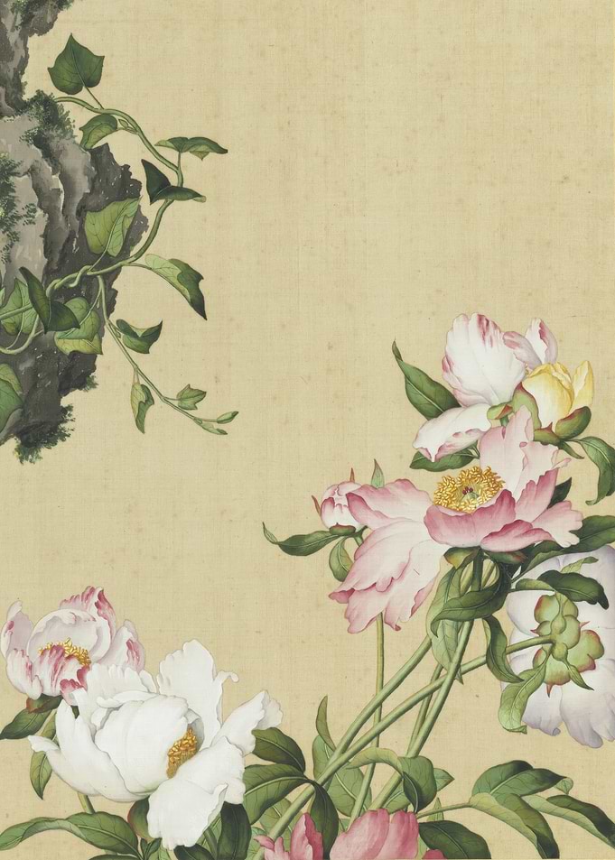 Peony Flowers Painting
