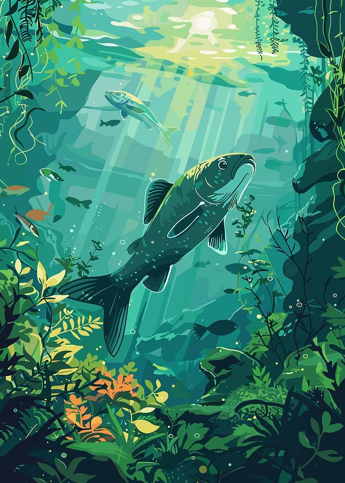Underwater Fish Scene