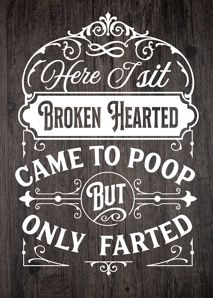 Funny Bathroom Sign