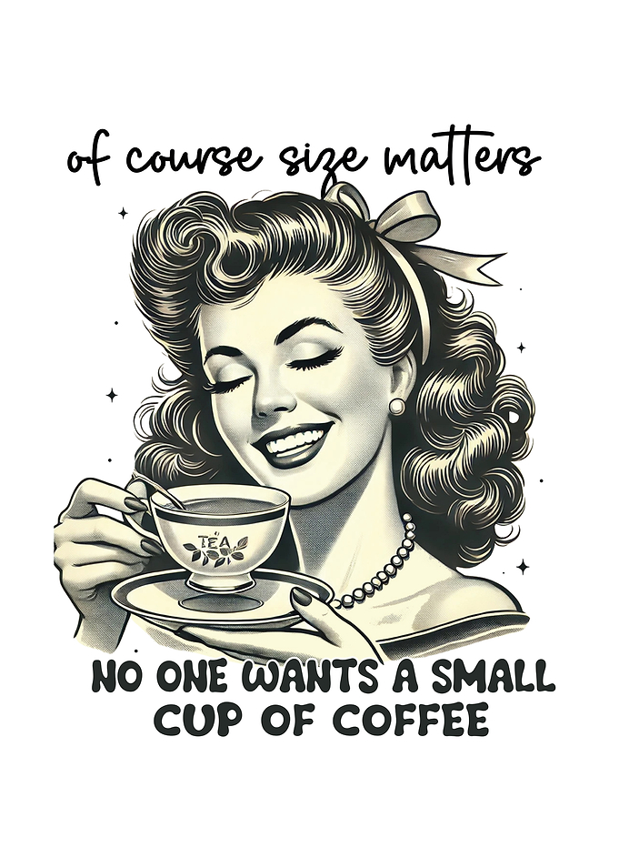 Coffee Size Matters