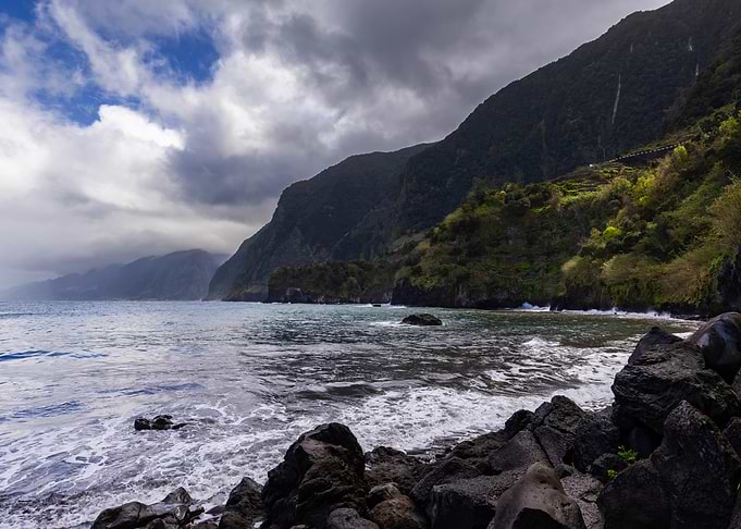 Coastal Cliffs and Ocean, Madeira