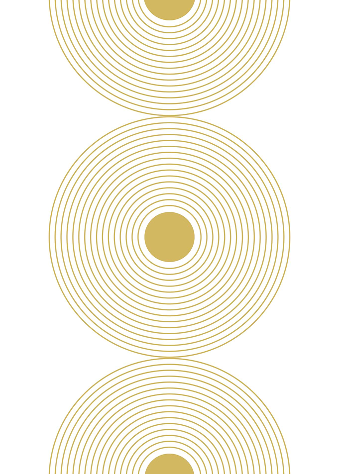 Golden Concentric Circles