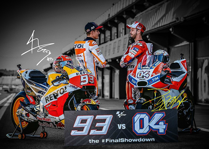 Marc Maquez vs Andrea Dovizioso MotoGP