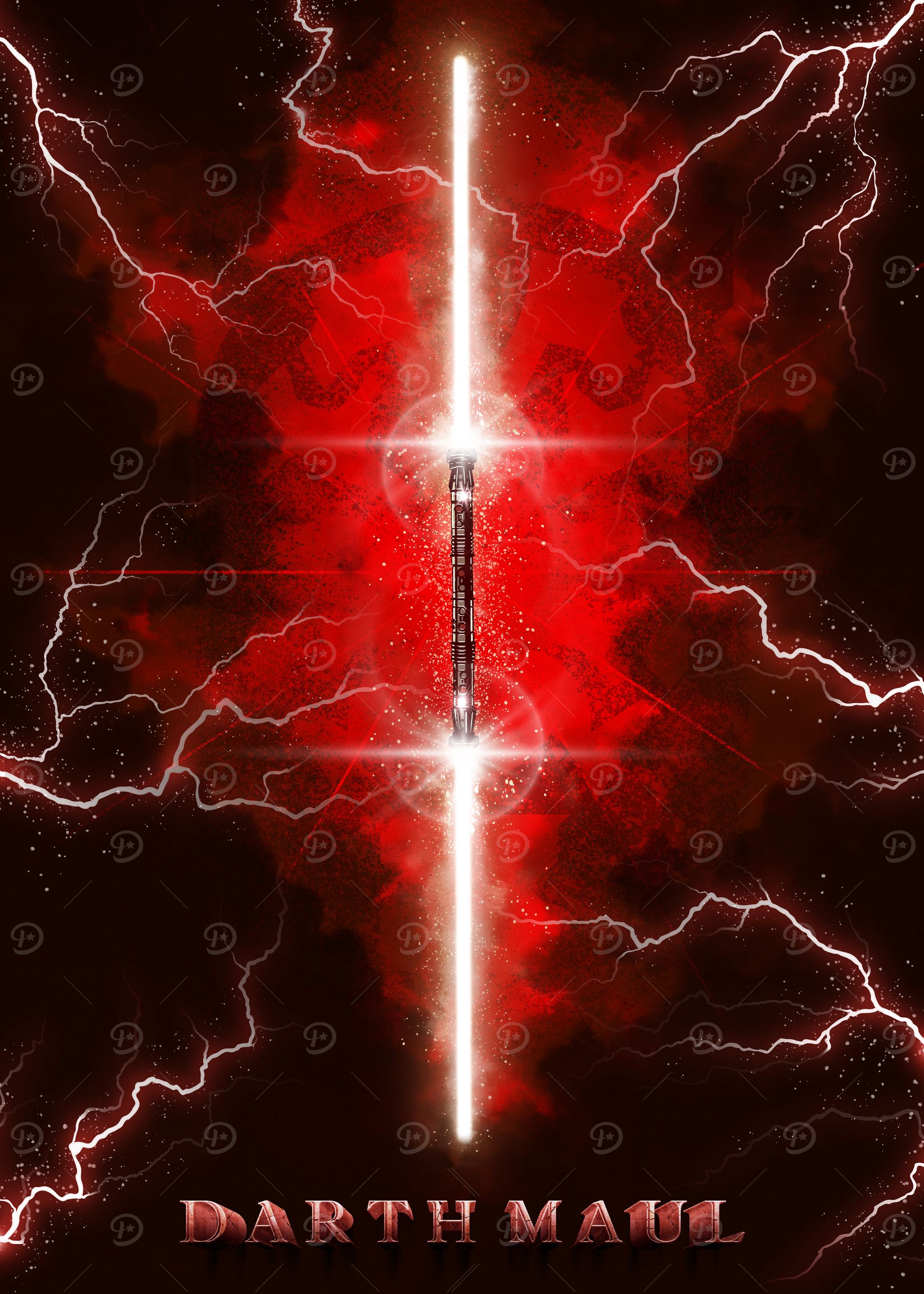 Darth Maul's Lightsaber (textra design)