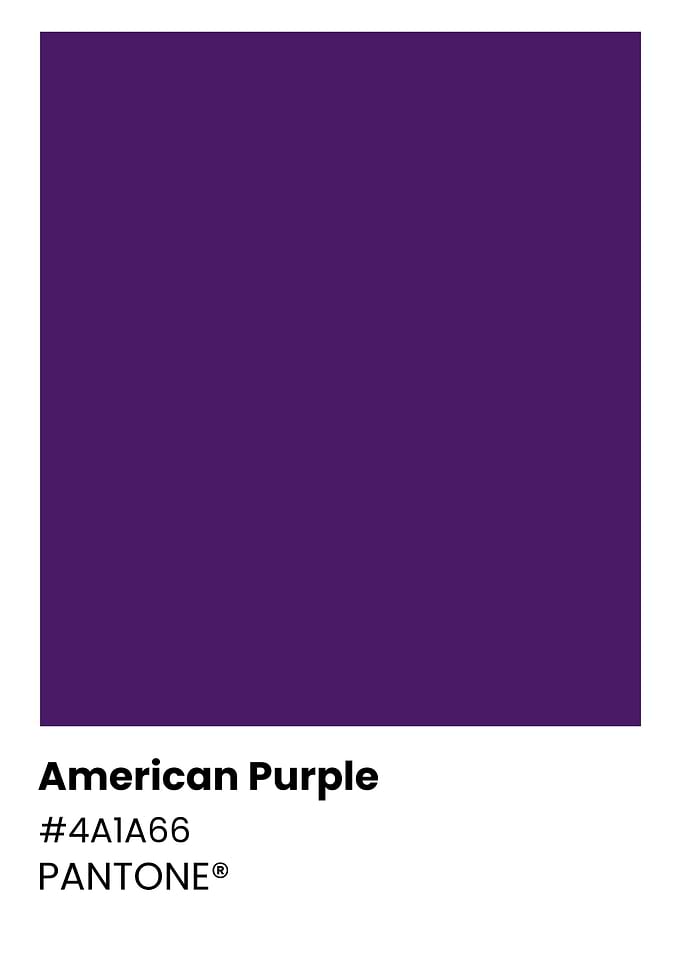 Pantone American Purple