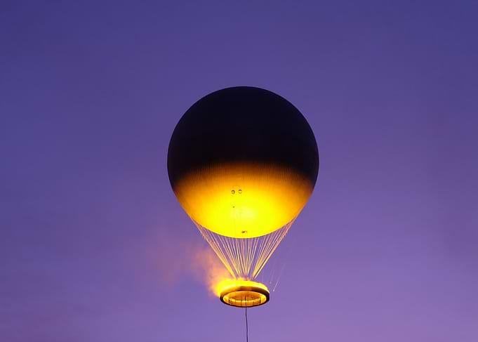 PARIS OLYMPIC GAMES - Vasque Olympique - Cauldron - Hot Air Balloon Ascend
