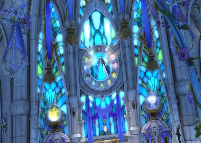 Wedding Ceremony in Fantasy Church