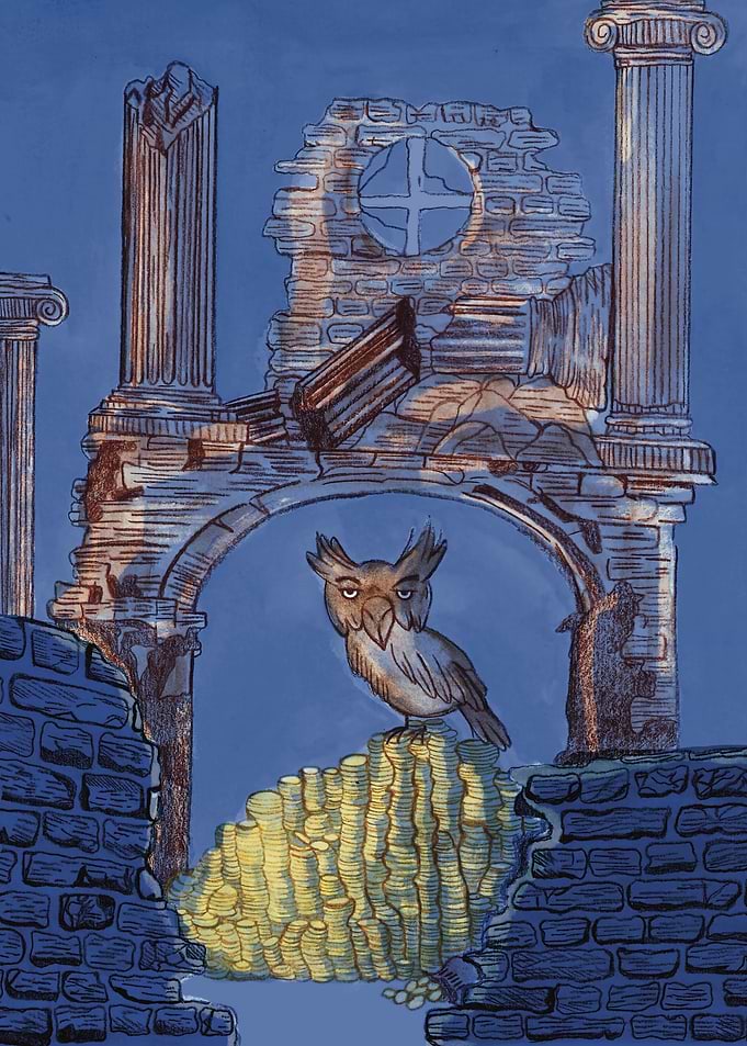 Owl in Ruins