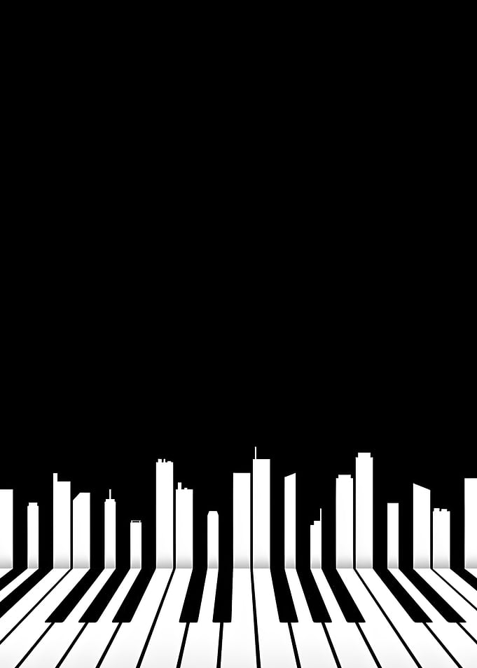 Piano Keys Skyline