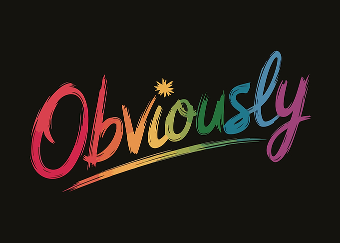 Text 'Obviously'