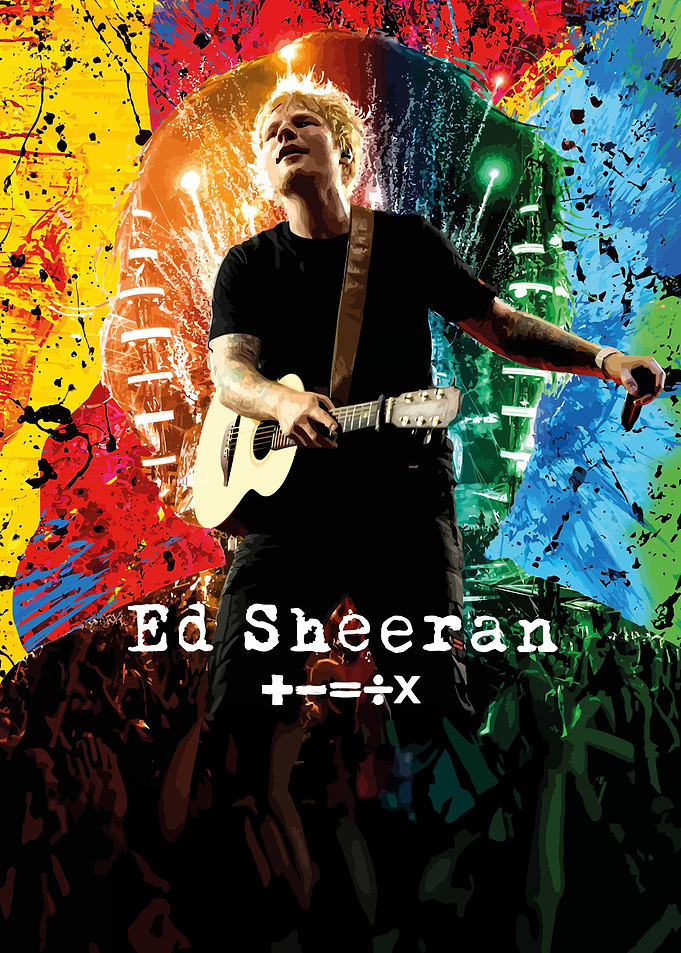 Ed Sheeran Concert Poster