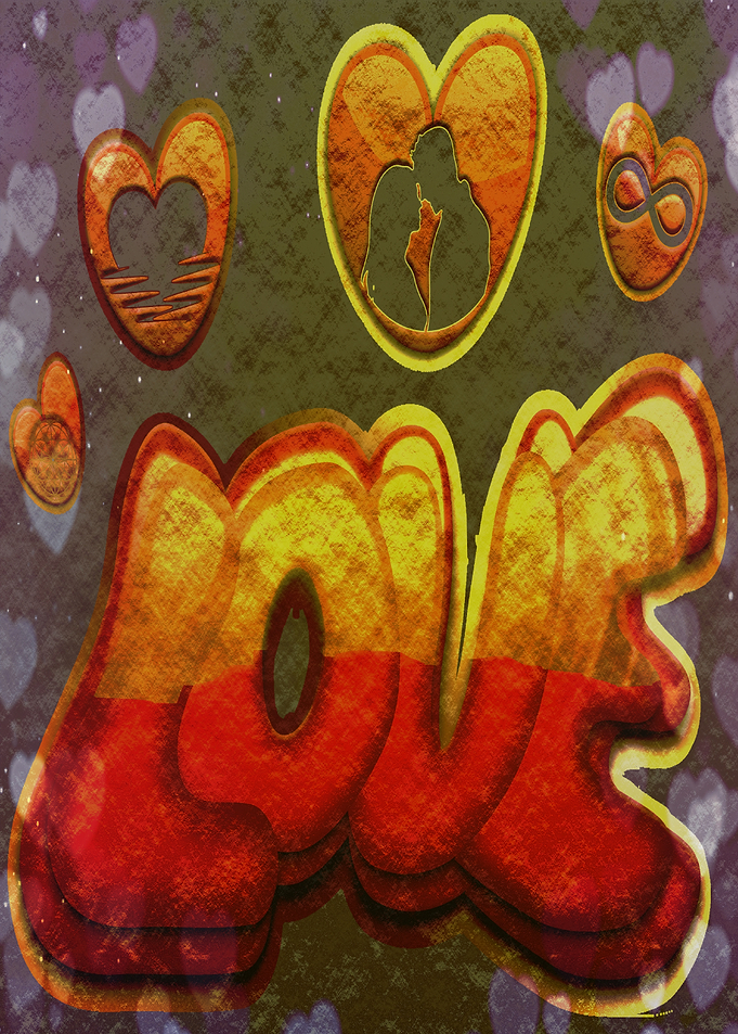Infinity Love Heart Graphic