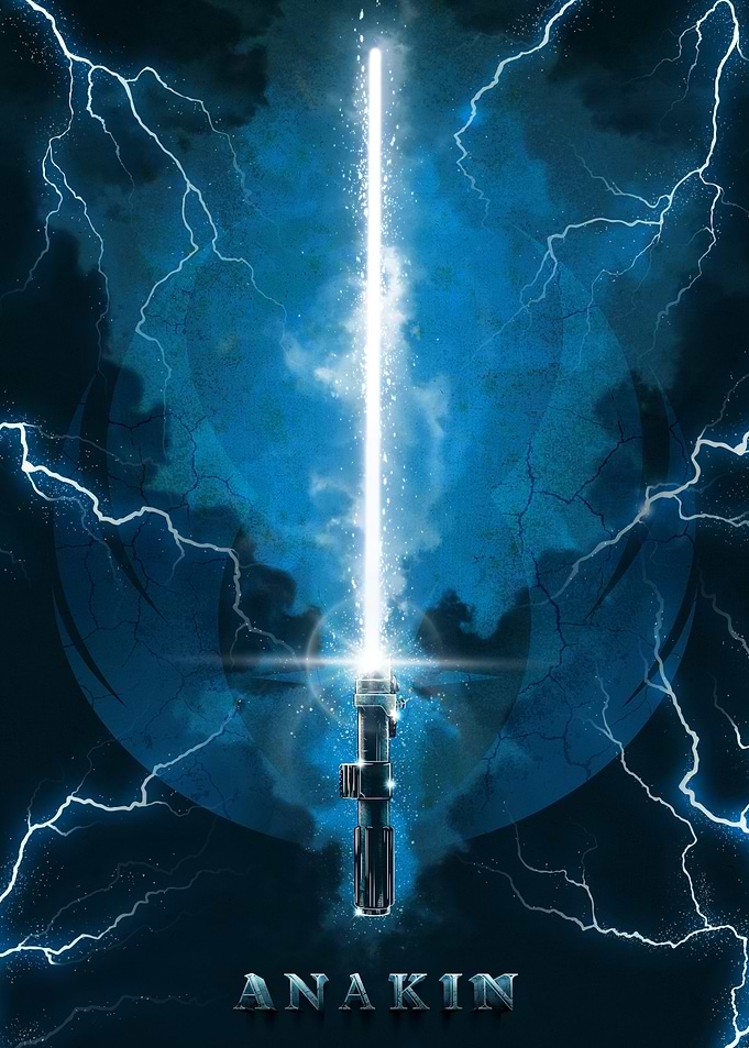 Anakin's Lightsaber (textra design)