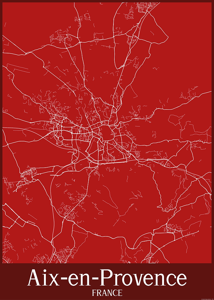 Aix-en-Provence City Map