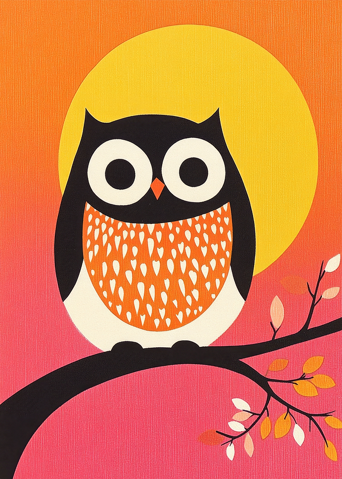 Owl on Branch
