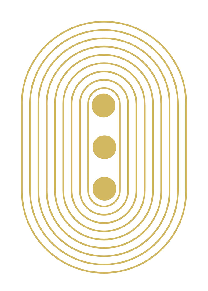 Golden Abstract Art