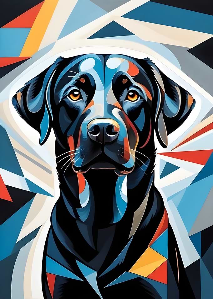 Black Lab Portrait