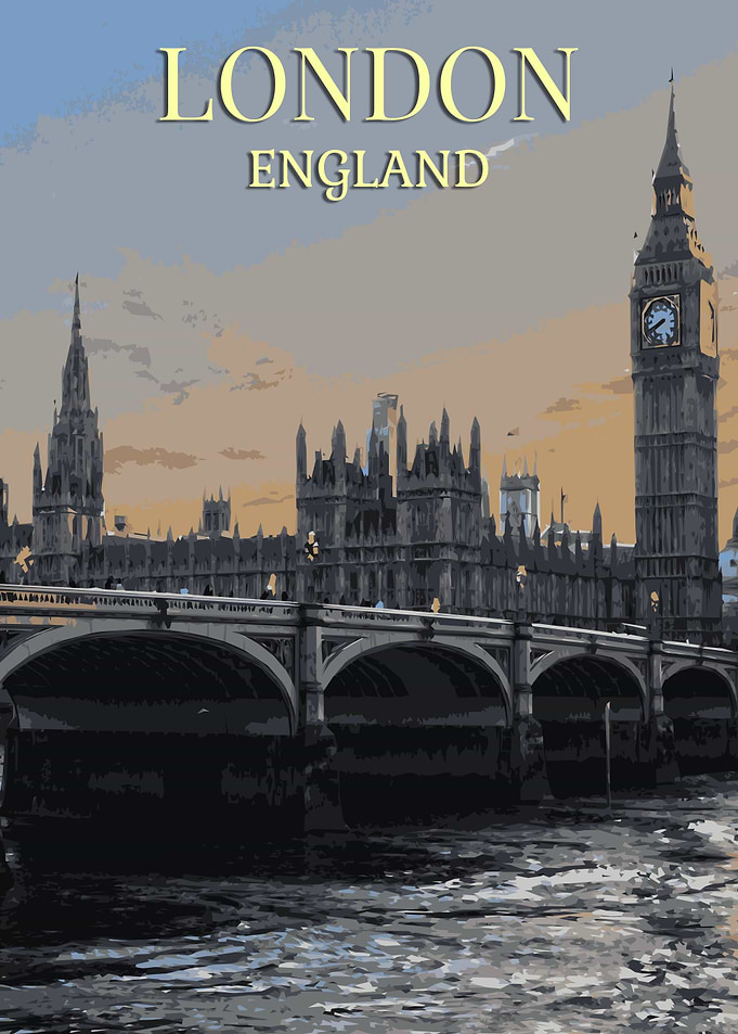 London Travel Poster
