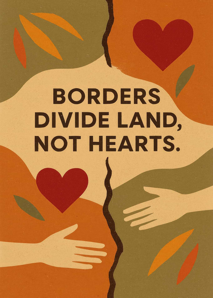Borders Divide Land, Not Hearts