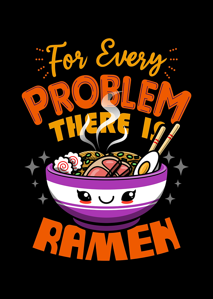 Funny Cute Ramen Lover Slogan