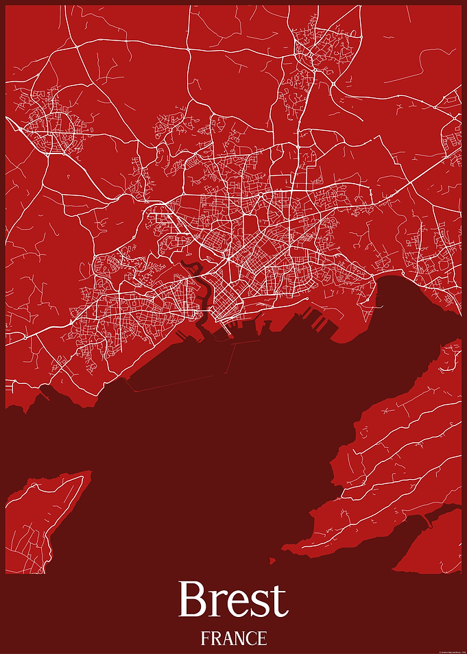 Brest City Map
