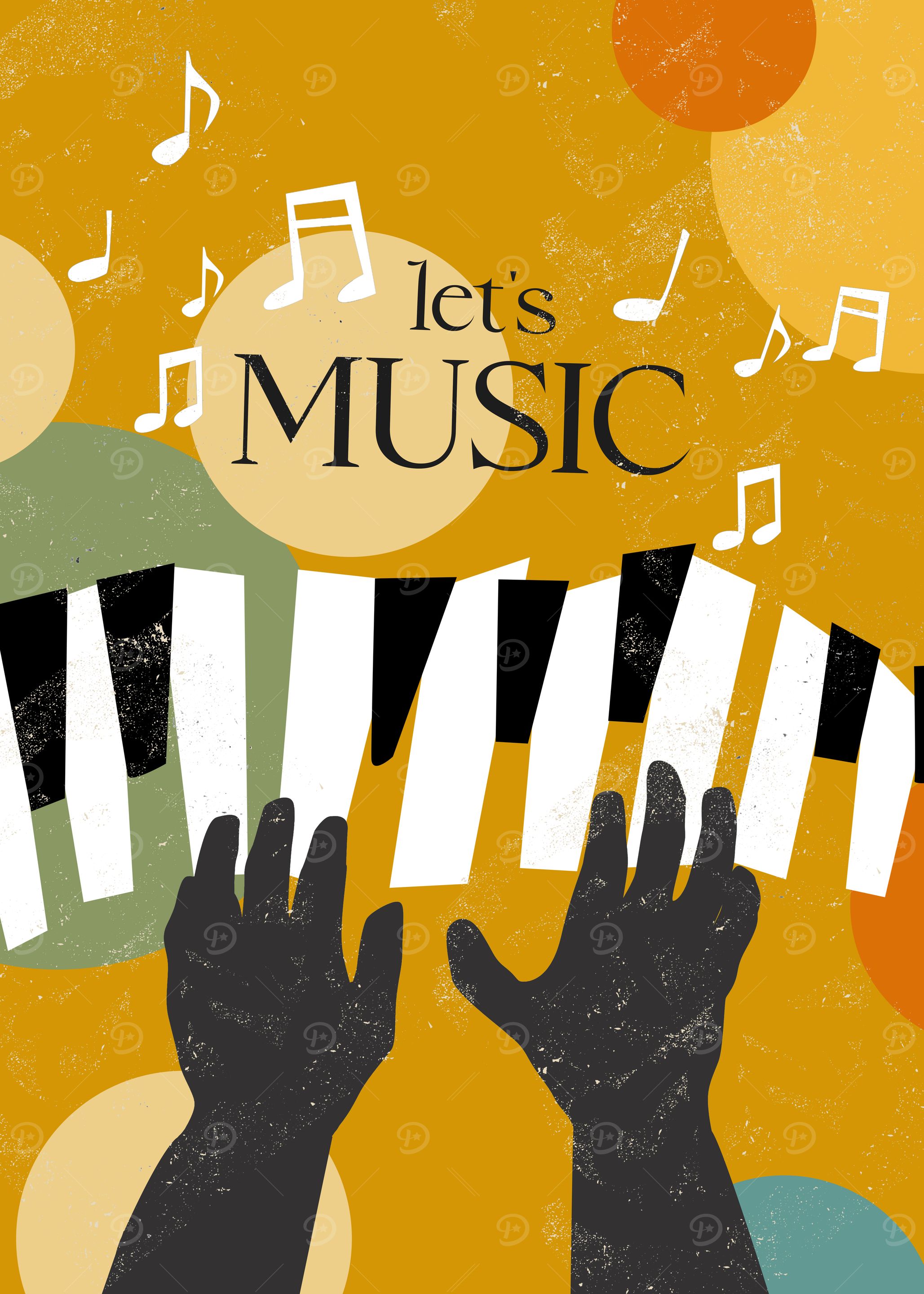 Let's Music Poster