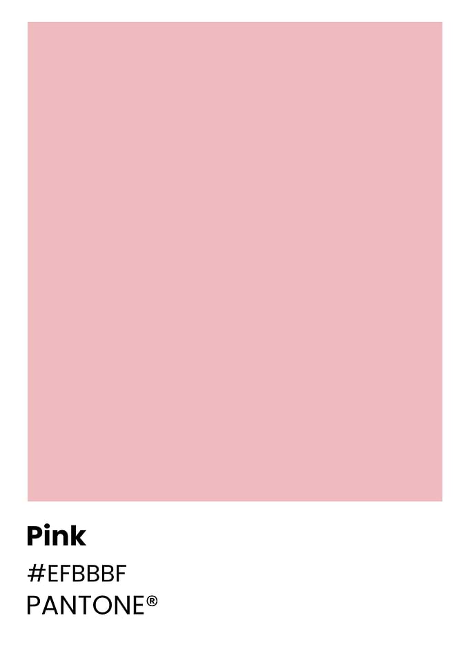 Pantone Pink Color Swatch