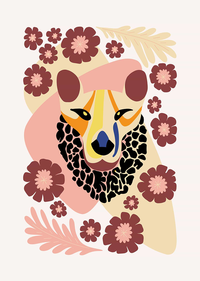 Abstract Animal Portrait