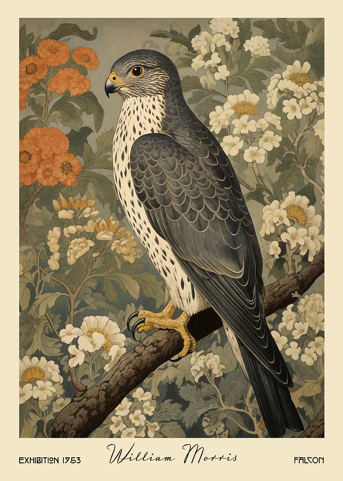 Falcon William Morris Floral Forest