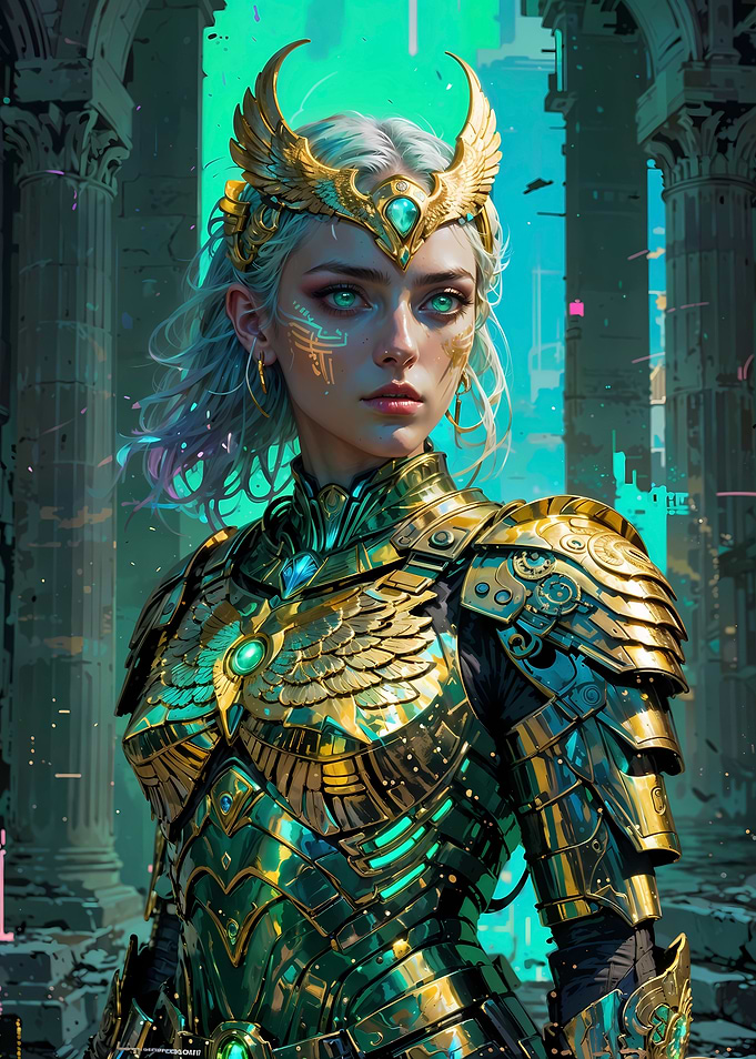 Aegis of Eternity: Athena's Divine Circuitry