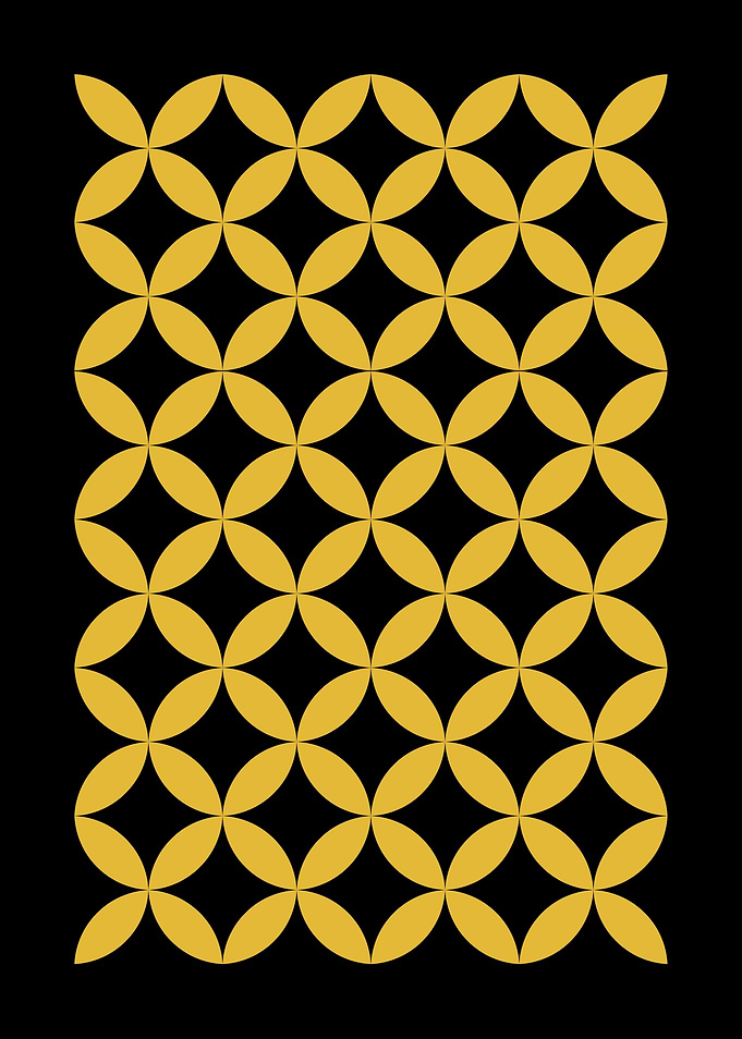 Gold Geometric Pattern