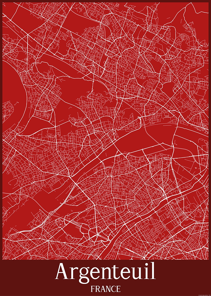 Argenteuil City Map