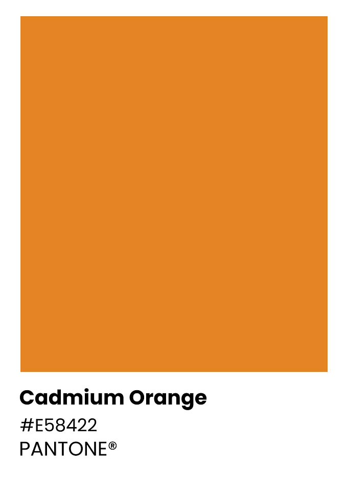 Cadmium Orange Pantone Color