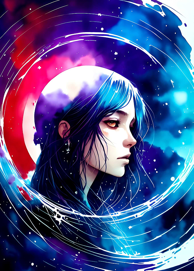 Cosmic Anime Girl